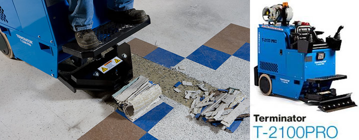 ターミネーター施工　防水床材の撤去 内装床材の撤去・除去